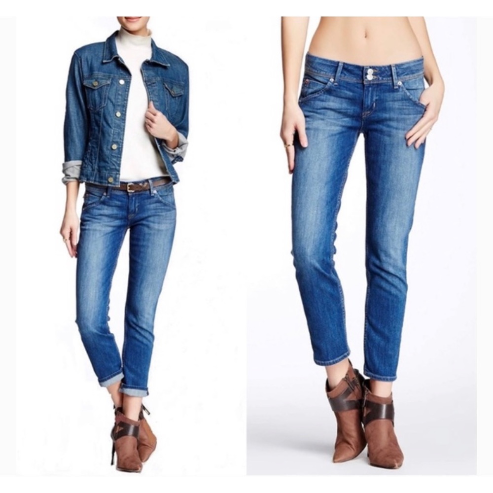 Hudson Collin Skinny Crop Jeans Size 26